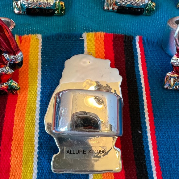 Christmas Santa Napkin Ring Holders Allure 1998 Set of 8 - Picture 9 of 12